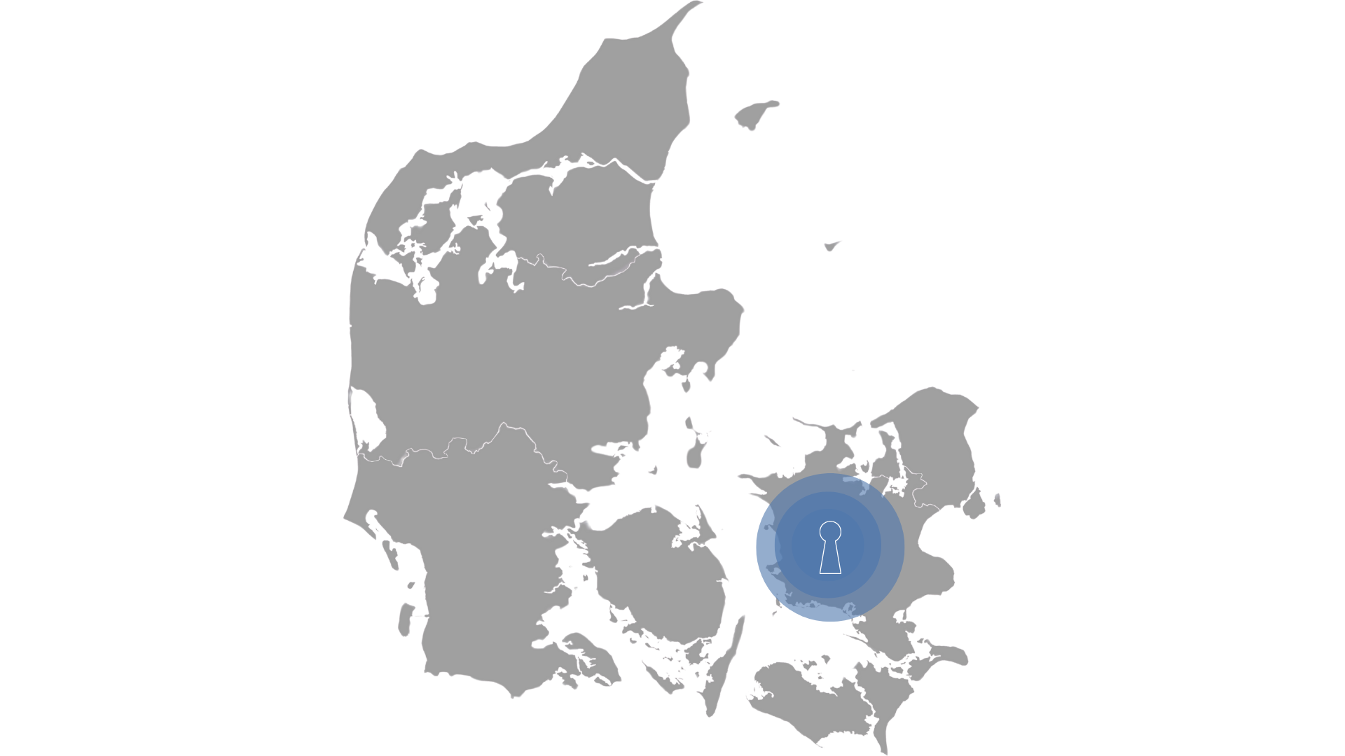 Dækningsområde i Sydvest-Sjælland